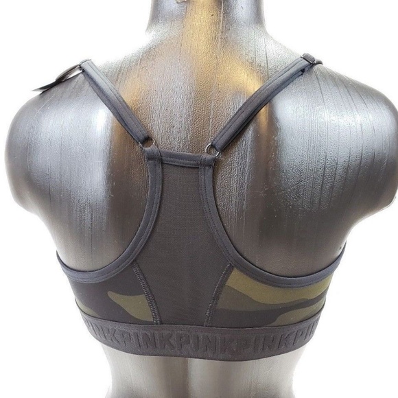 VS PINK Camo Sports Bra ~ L ~ BW5 - Picture 3 of 4